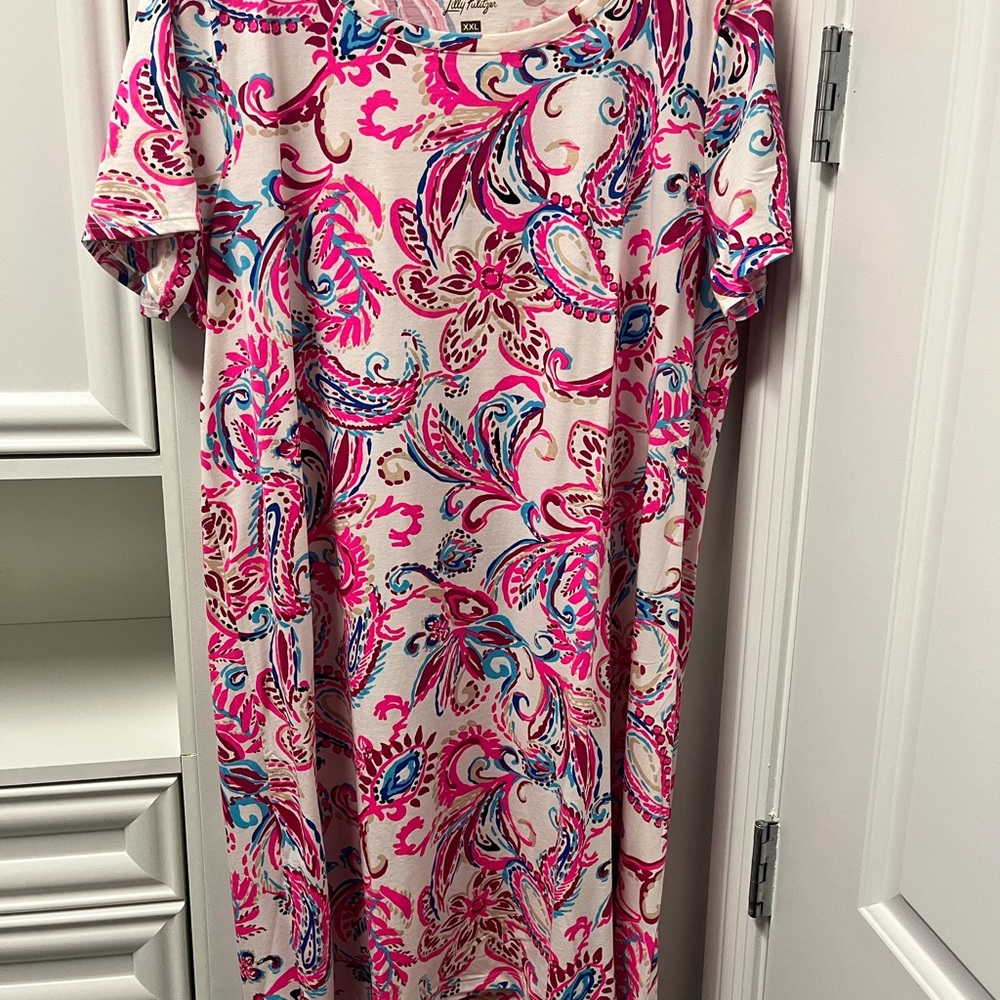 Colorful Paisley Print Dress